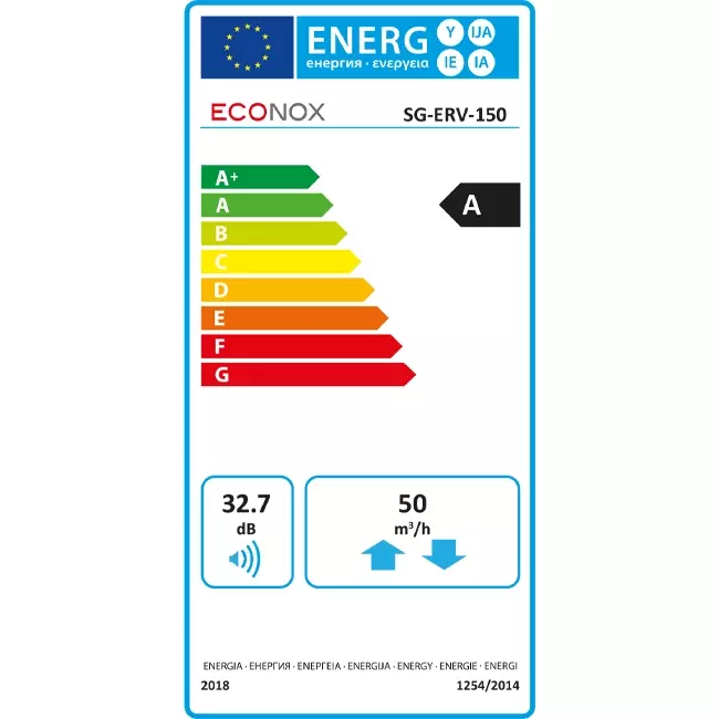 Econox Eco Pair Plus decentralized WTW unit SG-ERV-150 black