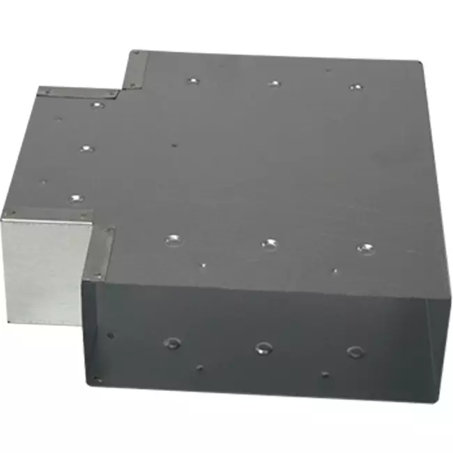 T-piece 90 degrees 170x80 mm - 170x80 mm for ducting