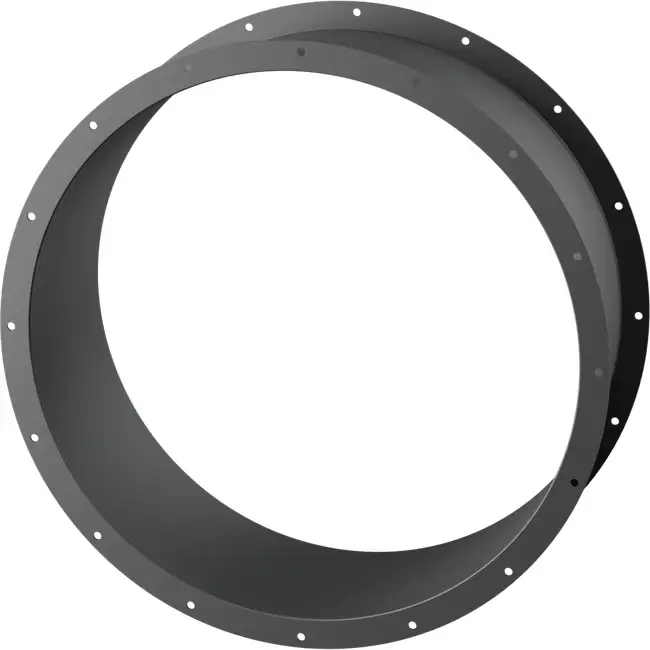 Connection piece for axial fan - stainless steel 1250 02