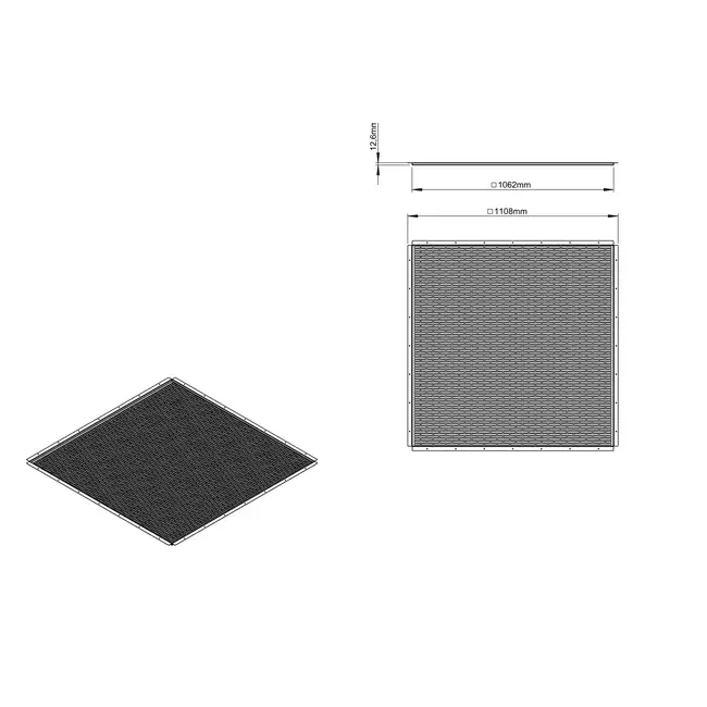 Protective grille for MPC 1200 filter box - SG FB 1200