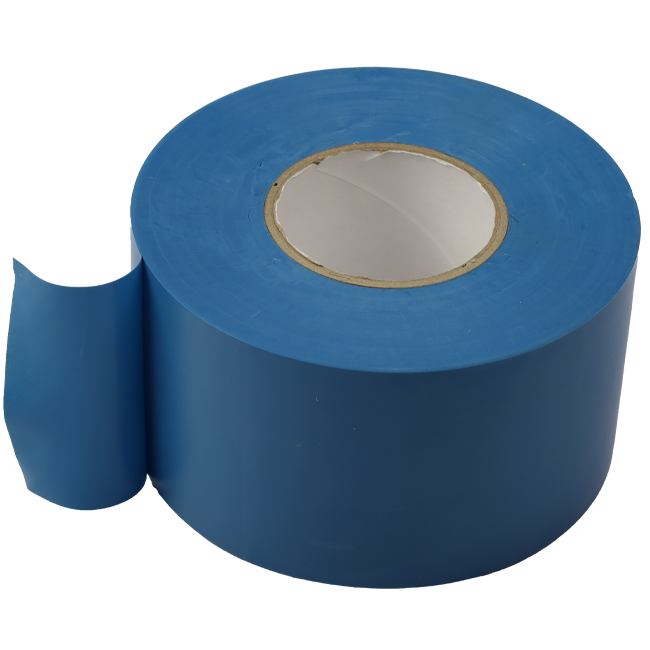 PVC tape blue 50 mm wide - roll 33 m