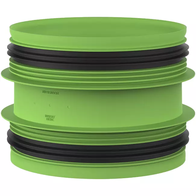 Duco Connector with Rubber D160-D160 (M/M)