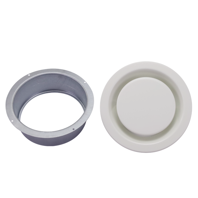 Air exhaust valve 80 mm with metal springs - EAV-C80 RAL9010