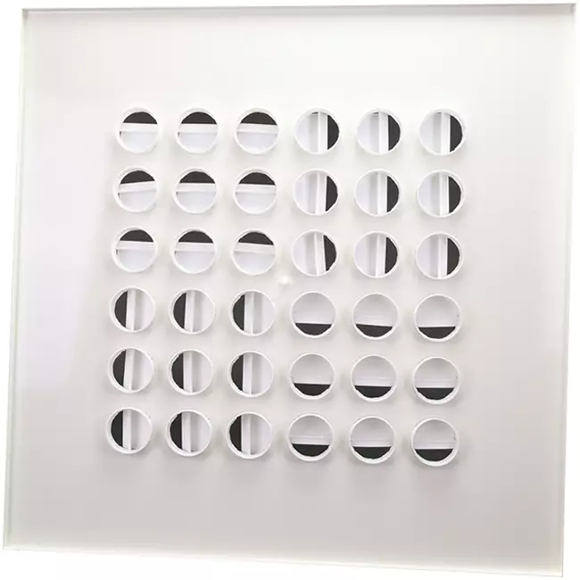 Multinozzle Ceiling Diffuser 596x596mm - MN16 RAL9010