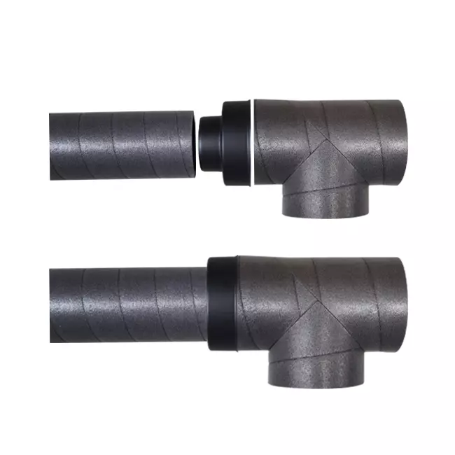 Ubbink Aerfoam 90 degree T-piece 160 mm