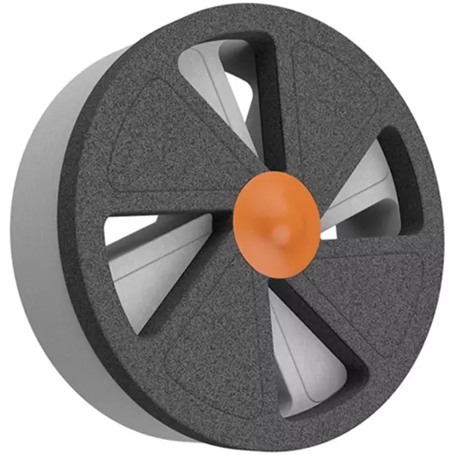 Ergovent frameless square ventilation valve 125 mm