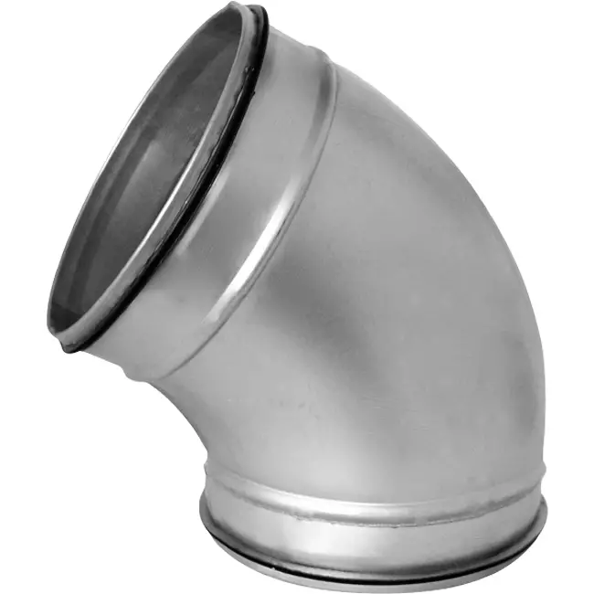 Round spiral bend 60° Ø 150mm for spiral duct
