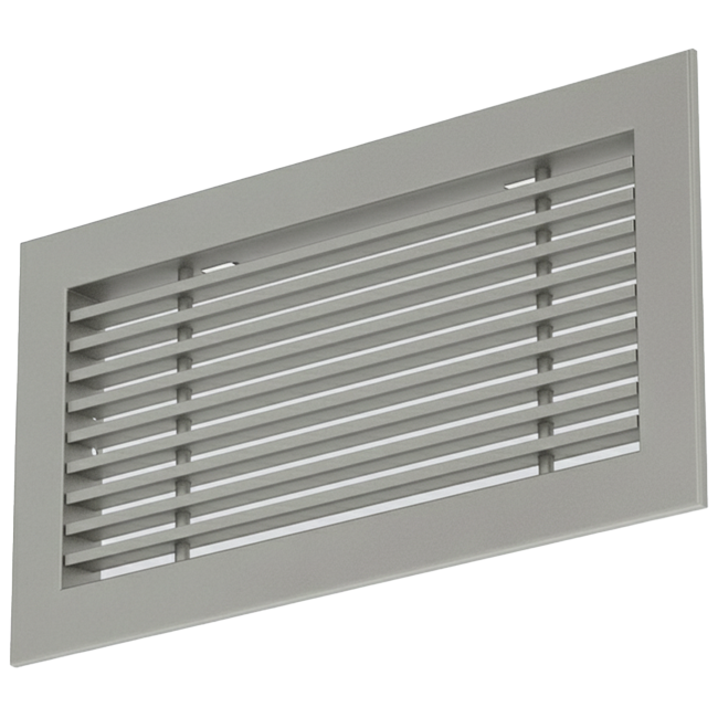 Bar grating aluminum - with clamping springs - 600x150 mm - Anodized aluminum