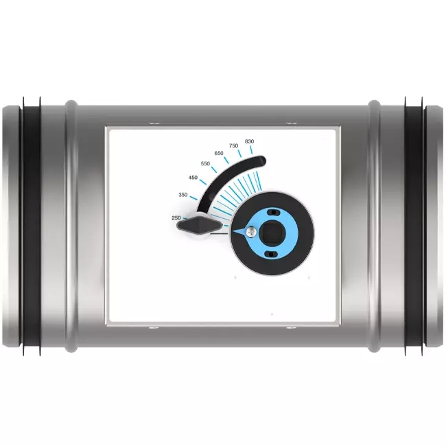 Round CAV Constant volume controller single wall diameter 100 mm