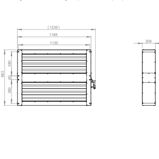 Motorized shut-off valve with spring return for ROTO K / RHE 4200 V - MAK R 4200 V02