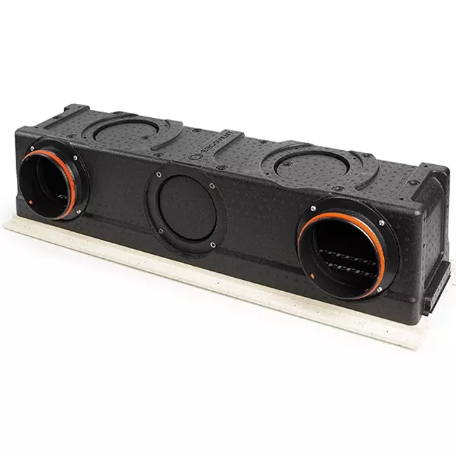 Ergovent plasterable frameless louvre 1000 mm with connection diameter 150 mm - air conditioning - 3 slots