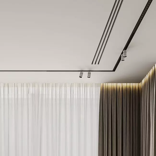 Ergovent plasterable frameless louvre 1000 mm with connection diameter 150 mm - air conditioning - 3 slots