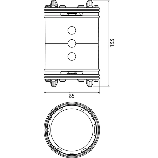 Ubbink Air Excellent 34C connector