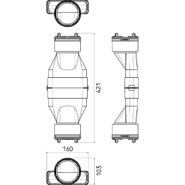 Ubbink Air Excellent 48C - 48C manifold