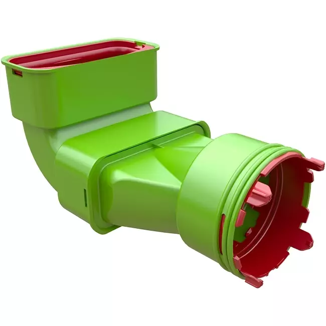 Ubbink Air Excellent 48C - 55SC bend 90° reducer - vertical