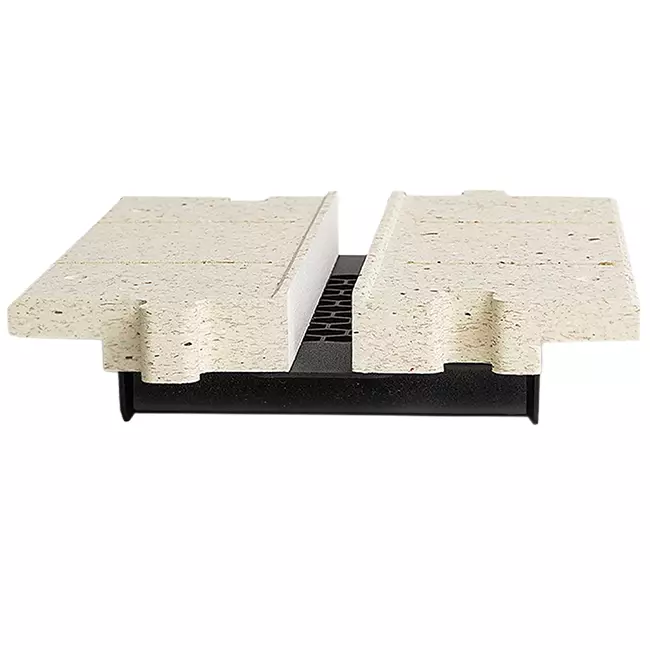 Ergovent spacer for modular plug-in line gratings 200 mm - 1 slot