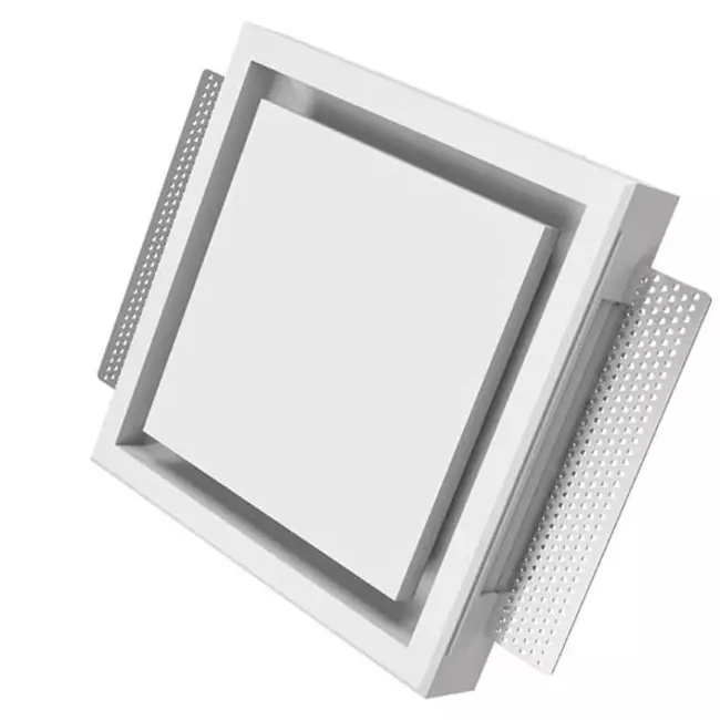 Ergovent frameless square ventilation valve 125 mm