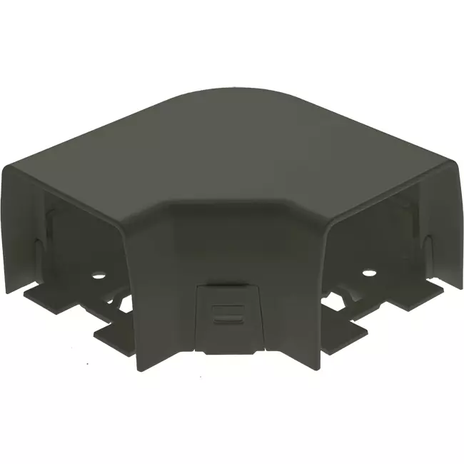 Optimalduct Climclick Angle Flat Bend 80x60 mm RAL 7016 Anthracite