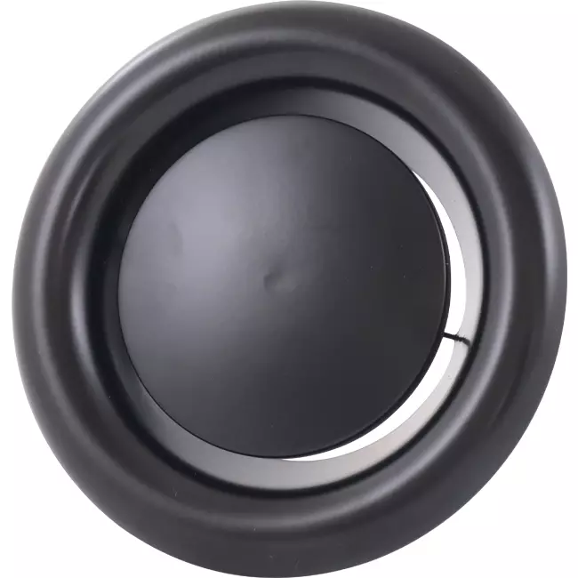 Ventilation exhaust valve 200 mm metal - E-DVS200 RAL9005 30% glossy