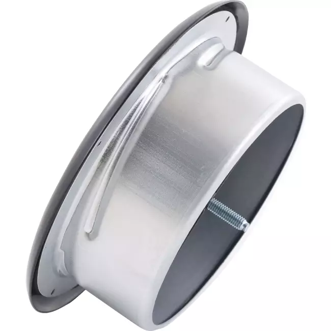 Ventilation exhaust valve 200 mm metal - E-DVS200 RAL9005 30% glossy