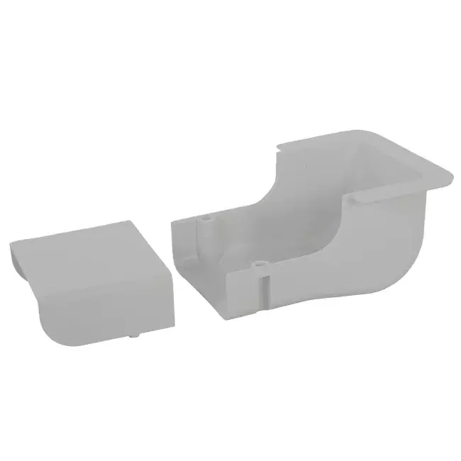 ClimaConnect wall cap for mounting duct 100 mm - RAL 9010