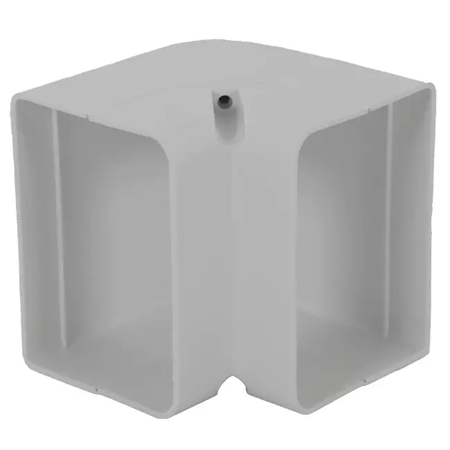 ClimaConnect inner bend for mounting duct 100 mm - RAL 9010