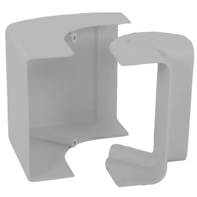 ClimaConnect inner bend for mounting duct 100 mm - RAL 9010