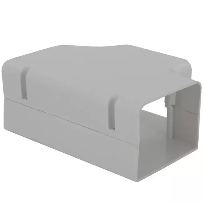 ClimaConnect T-piece for mounting duct 100 mm - RAL 9010
