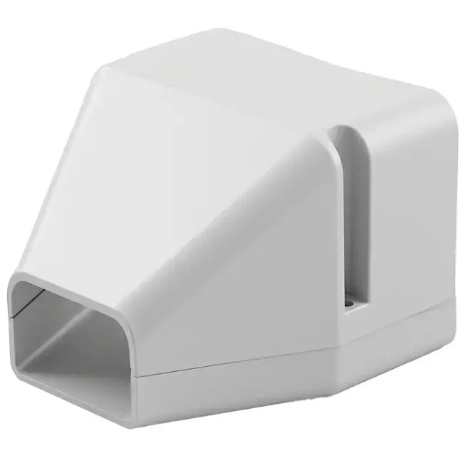 ClimaConnect end piece for mounting duct 75 mm - RAL 9010