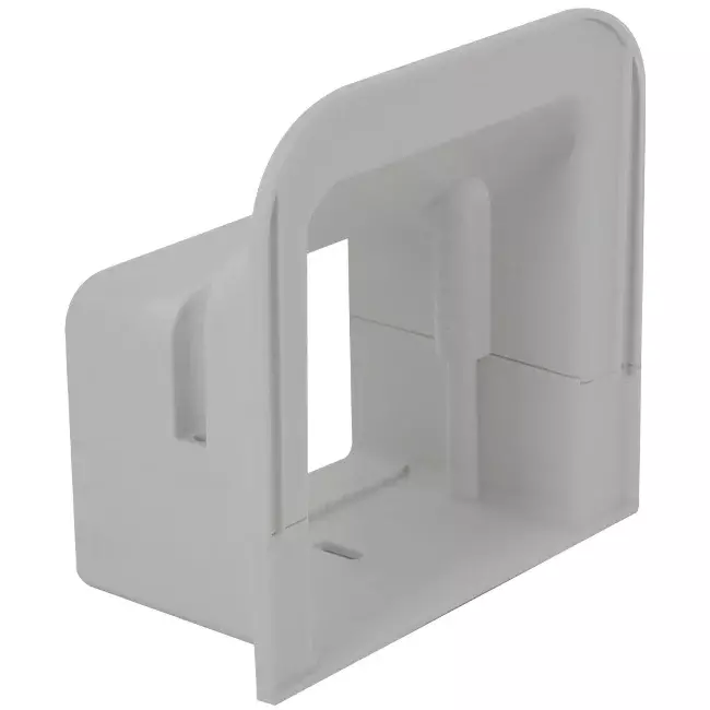 ClimaConnect wall rosette for mounting channel 100 mm - RAL 9010
