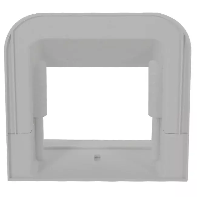 ClimaConnect wall rosette for mounting channel 100 mm - RAL 9010