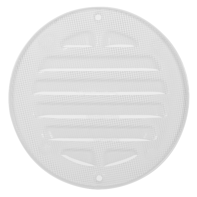 Outside grille round 80 mm aluminum - RAL9016