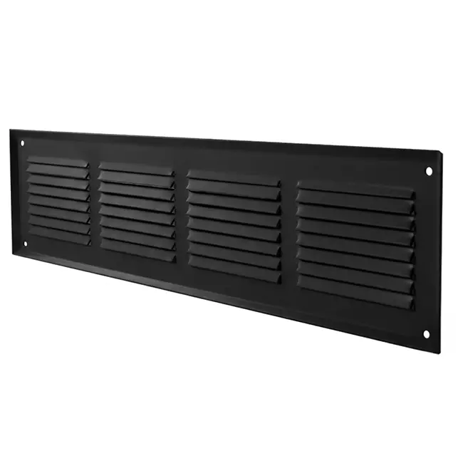 Wall grille 500x150mm aluminum - RAL9005 30% glossy