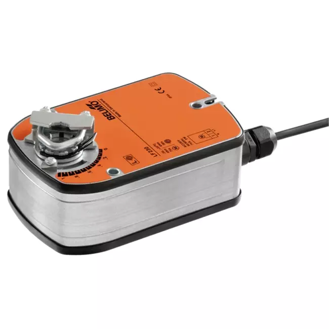 Belimo rotary valve actuator with spring return 100-240V - open/close - 4 Nm - LF230