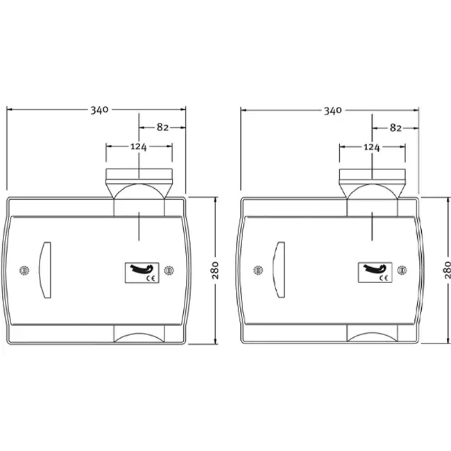 Orcon Compact-10RH + 2x CO2 sensor