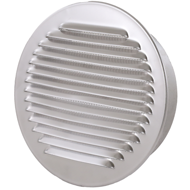 Ventilation grid circular 125mm aluminium - EL-A-R125 ALU