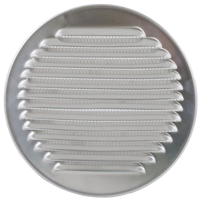 Ventilation grid circular 125mm aluminium - EL-A-R125 ALU