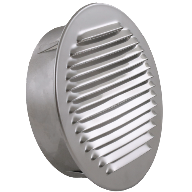 Ventilation grid circular 125mm aluminium - EL-A-R125 ALU
