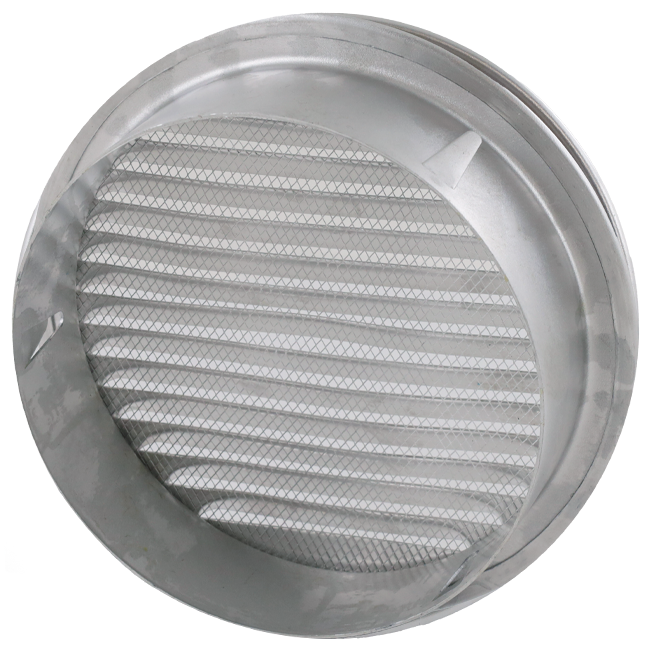 Ventilation grid circular 125mm aluminium - EL-A-R125 ALU