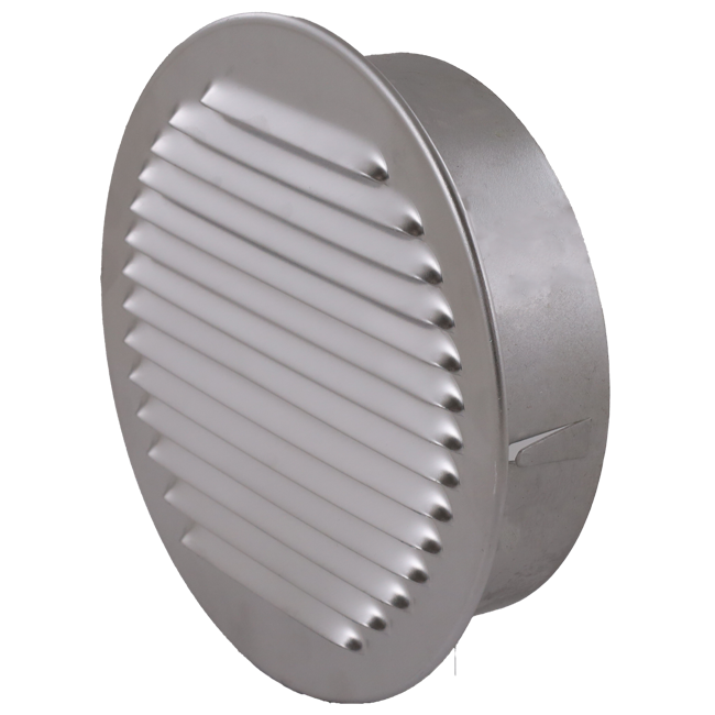 Ventilation grid circular 125mm aluminium - EL-A-R125 ALU
