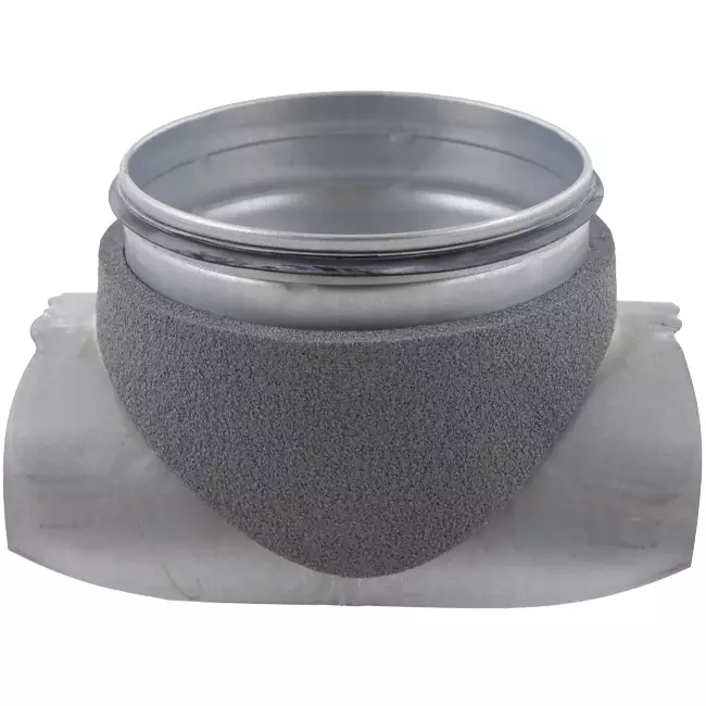 Thermoduct saddle piece 90 degrees 160 mm