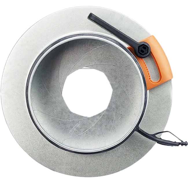 Iris damper 200 mm - stainless steel 316L - IRIS200