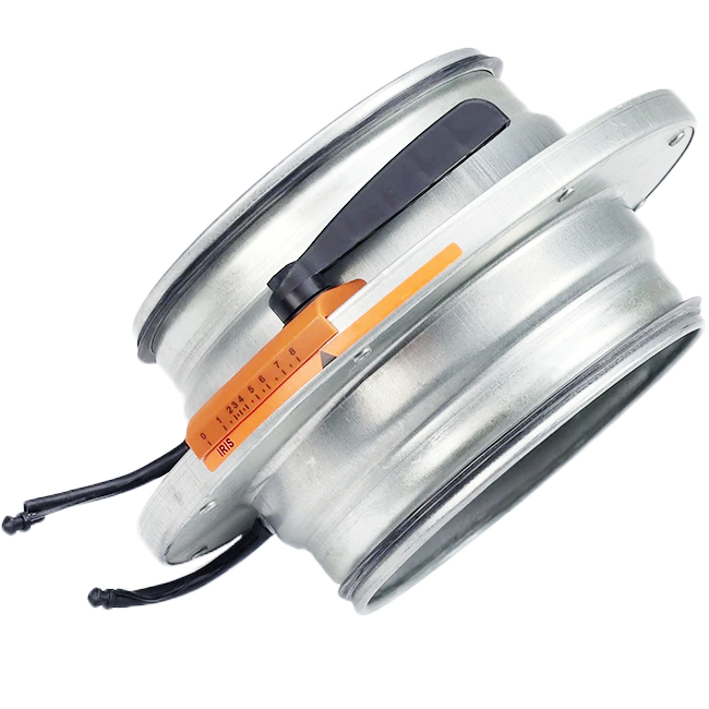Iris damper 200 mm - stainless steel 316L - IRIS200