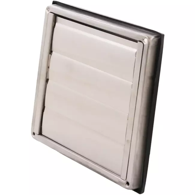 Stainless steel front grille 150mm with movable vanes high exhaust - EL-SS-OP150 SS