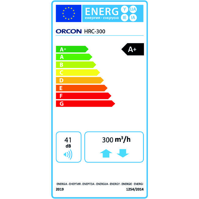 Orcon HRC-300 EcoMax DN160 - 300 m³/h
