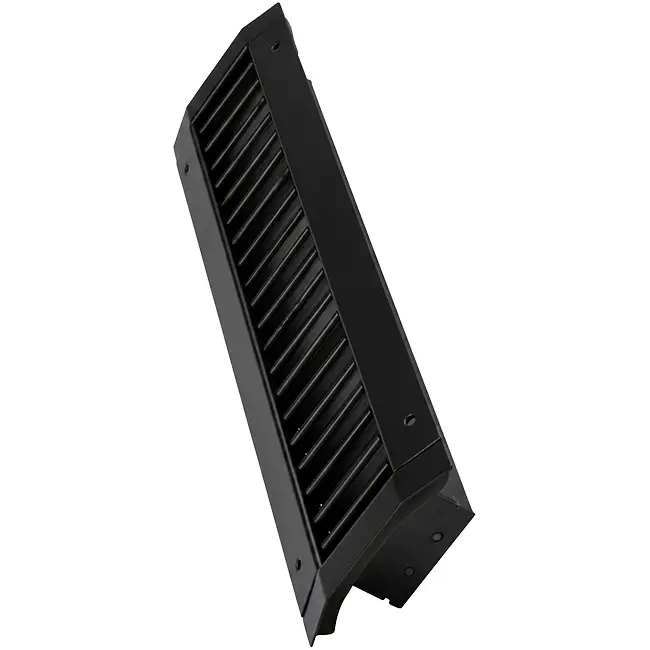 ClimaConnect dual-adjustable duct grille, 325x75 mm, for ducts 160 to 400 mm - RAL 9005