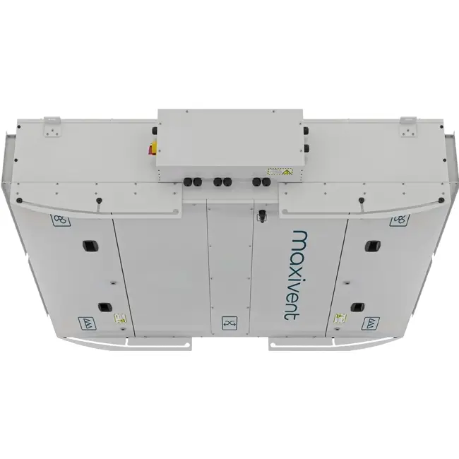 Maxivent Heat Recovery air handling unit ceiling with counterflow exchanger 700 m³/h horizontal right - M4007