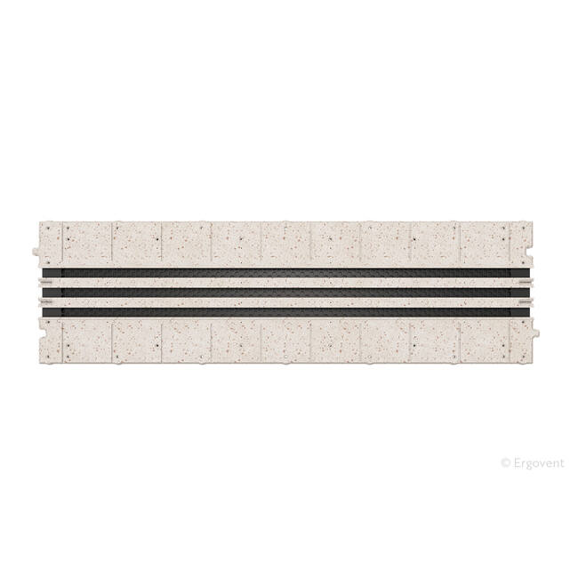 Ergovent adapter for modular insertable linear grilles, 1050 mm – 3 slots