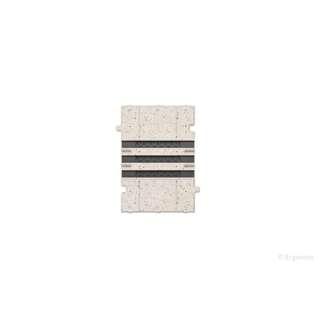 Ergovent adapter for modular insertable linear grilles, 200 mm – 3 slots