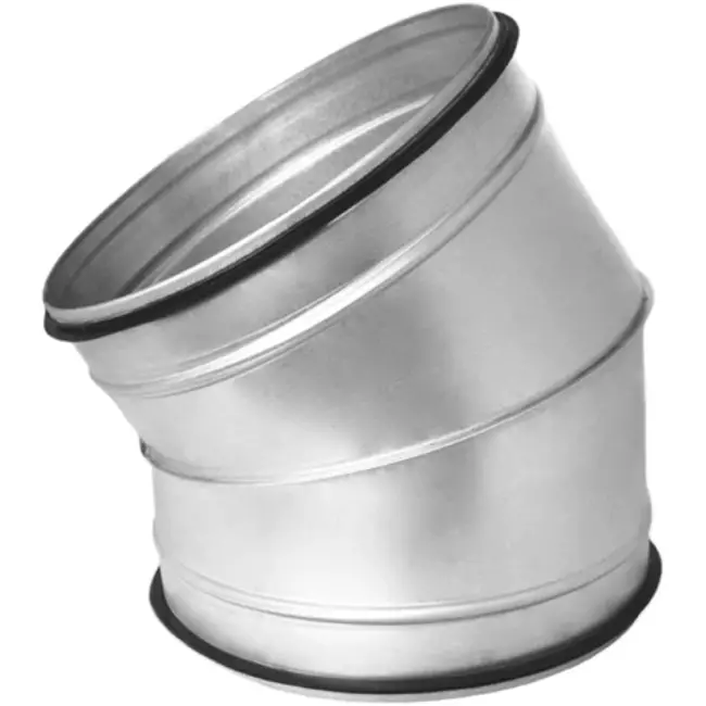Round spiral bend 30° Ø 250mm for spiral duct